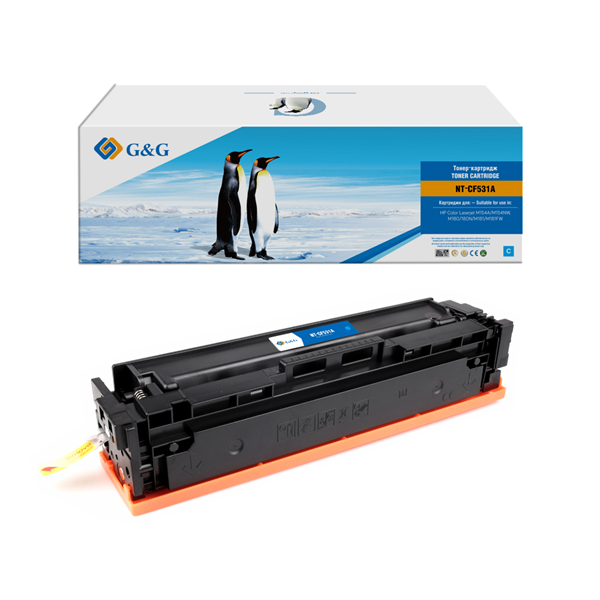 G&G GG-CF531A CF531A голубой (900стр.) для HP CLJ M154A/M154NW M180/180N/M181/M181FW