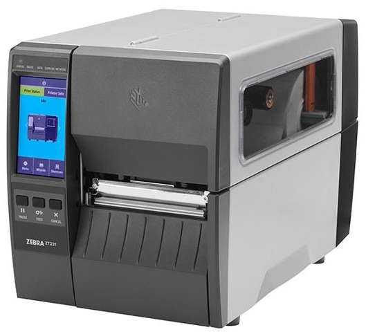 Zebra ZT231, TT, 4", 300 dpi, Tear, EU/UK Cords, USB, Serial, Ethernet, BTLE, USB Host, EZPL (CN)
