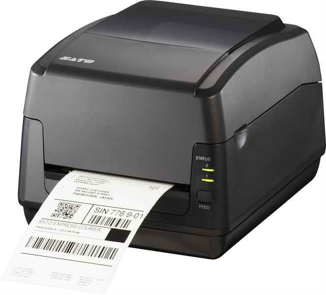 SATO WS4-2 (Model WS412-2), TT, 4", 300 dpi, 152 mm/s, 16 MB Flash ROM, 32 MB RAM EXT USB, USB, LAN, RS232C, EU