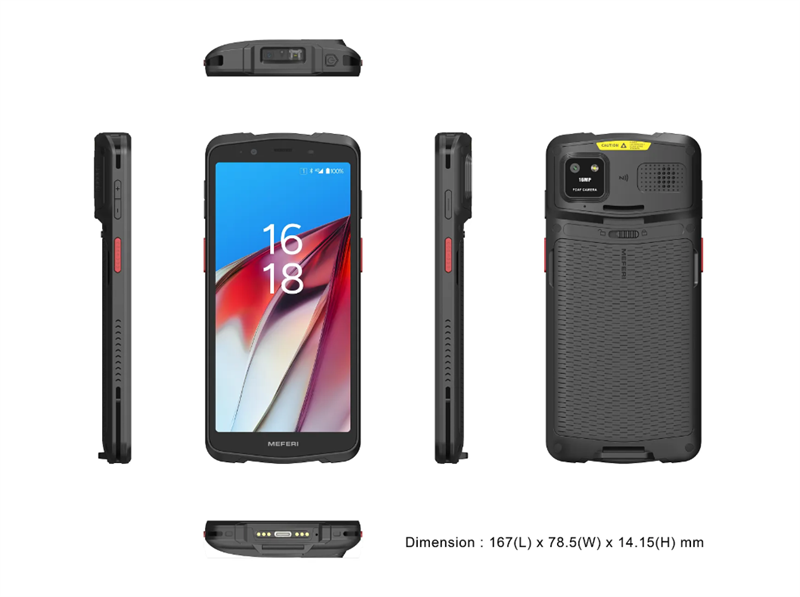 Meferi ME61 6", WLAN, 4G, A13, QC680 SnDr 2.7GHz,8-core, 4GB/64GB, BT, GPS, NFC, 16MP RFC, 8MP FFC, HS7, 5000mAh + 50mAh, 1 nano-SIM + 1 e-SIM, IP67, GMS, AER, SOTI, SHADOWALK, 3D Cam ToF