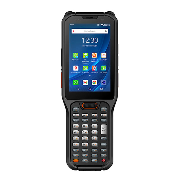 UROVO RT40S: Android 13 / 2.45 GHz / 8xCore CPU / Qualcomm SM 6115 / RAM 4 GB / ROM 64 GB / 4G /Zebra SE4750 MR /  IP 68 / 435 g / 38 клавиш