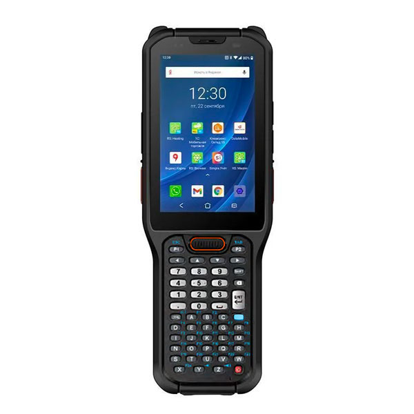 UROVO RT40S: Android 13 / 2.45 GHz / 8xCore CPU / Qualcomm SM 6115 / RAM 4 GB / ROM 64 GB / 4G / Honeywell EX30 LR / IP 68 / 435 g / 51 клавиша / Подогрев экрана