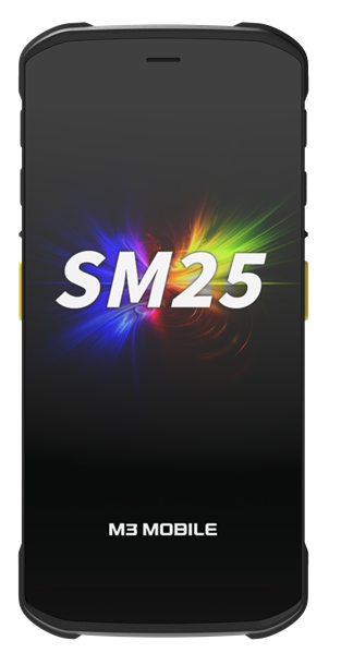 M3 Mobile SM25 Android 16 GMS, 5G, FHD, WIFI6E, SE55, FRONT&REAR CAMERA, BT5.3 NFC(HF), 8GB/128GB, 4000mAh Battery, Hand Strap, Bullet Proof Film