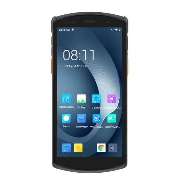 UROVO DT50S Android 13 / 2.45 GHz / 8xCore, Kryo 260 CPU / Qualcomm SM 6115 / RAM 4 GB / ROM 64 GB / HW 2D HS7 / 2D Imager / 5.7" / 720 x 1440 / 2G / 4G (LTE) / Bluetooth / GPS / GSM / Wi-Fi / 5000 mA