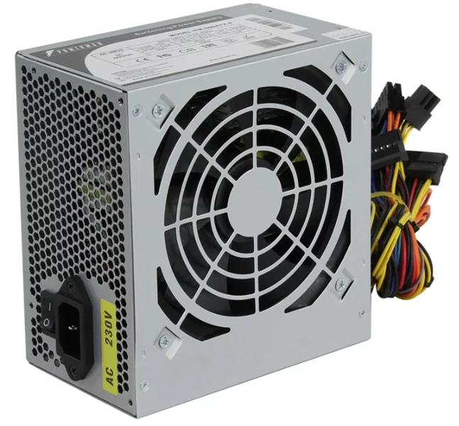 Powerman Power Supply  600W  PM-600ATX-F Black (12cm fan)