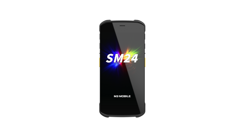 M3 Mobile SM24 Android 16 GMS, LTE, HD, WIFI6E, CM60E, FRONT&REAR CAMERA, BT5.3 NFC(HF), 8GB/128GB, 4000mAh Battery, Hand Strap, Bullet Proof Film