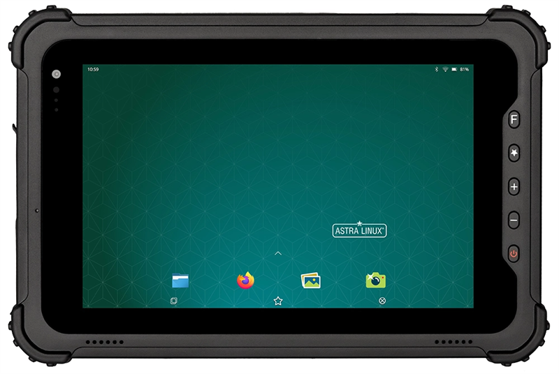 MIG T8X, 4gb/64gb, 1200*1920 FHD, 5MP/8MP, 4G LTE, Astra Linux SE v1.7 "Смоленск", Wi-Fi 2.4GHz/5GHz, Bluetooth 4.2 BLE, NFC, блок питания с кабелем .