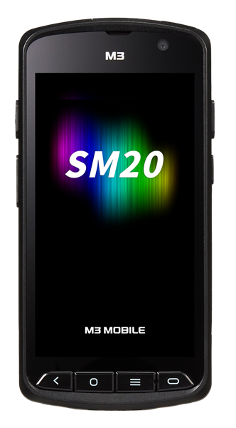 M3 Mobile SM20 (Frozen) Android 11.0 GMS, 4G, HD(5.0"), 802.11 a/b/g/n/ac/ax, SE4710, 16.0M, BT 5.1, Bat 4,100mAh. Req CRS&PWSP