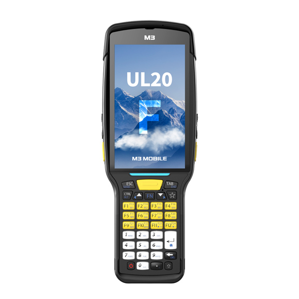 M3 Mobile UL20FX (Frozen) LTE, Android 10.0 GMS, FHD, 802.11 a/b/g/n/ac, SE5850 ER, Rear Camera, BT, NFC(HF), 4G/64G, 35K, Std Bat for low temp incl Bullet Proof Film, Hand Strap. Req CRDPWR