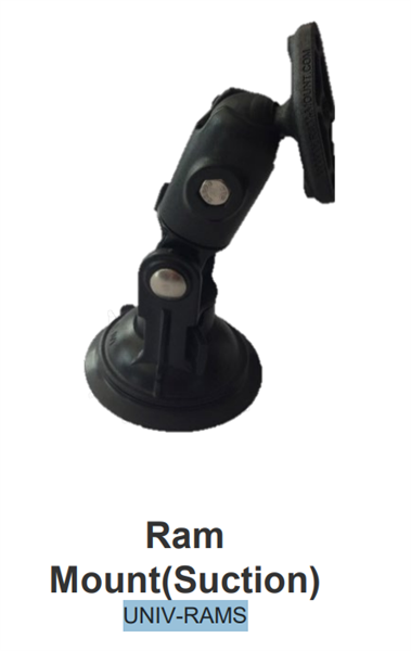 M3 Mobile ASSY: UNIV Vehicle Mount for Vehicle Cradle by RAM®. Install in a vehicle by suction.