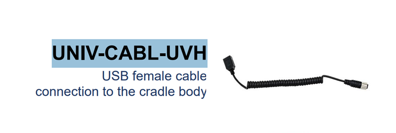 M3 Mobile ASSY: UNIV USB Host Cable for Forklift/Vehicle Cradle