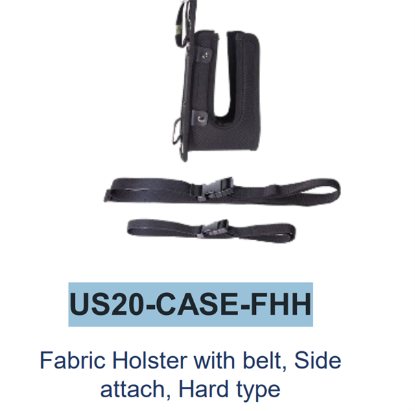 M3 Mobile ASSY: US20/US30 Fabric Holster with belt, Side attach, Hard type