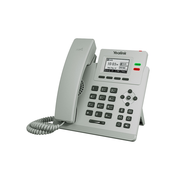 YEALINK SIP-T31P, цвет светло-серый, 2 аккаунта, PoE, шт