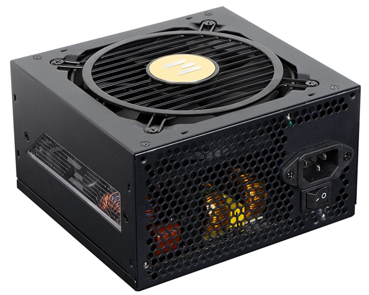Zalman ZM750-TMX2 VIEW, 750W, ATX12V v3.0, APFC, 12cm Fan, 80+ Gold Gen5, Full Modular, side ARGB lights, Retail