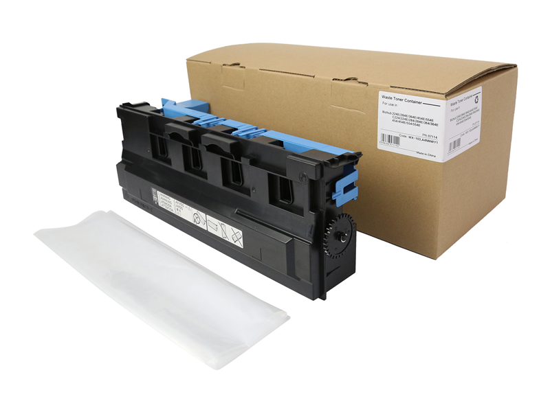 Бункер отработанного тонера WX-103, A4NNWY1, 54G0W00 для KONICA MINOLTA Bizhub 224E/284E/C224/C284/C224e/C284e (CET), CET7114 (WX-103, A4NNWY1, A4NNWY2, A4NNWY3, A4NNWY4)