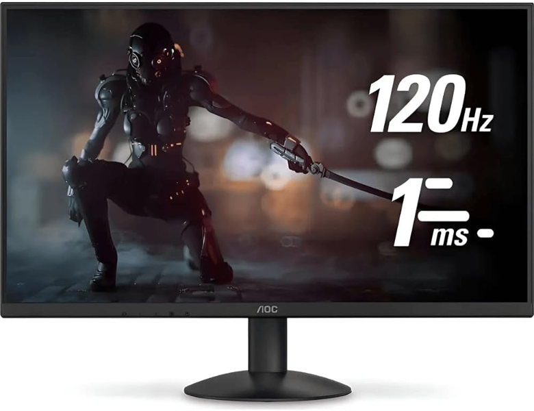 27" AOC 1920x1080 WLED 16:9 IPS 300cd, 1500:1, 20M:1, 4ms, 178°/178°, VGA, HDMI, 120Hz, Tilt, VESA, External, Black, 3y