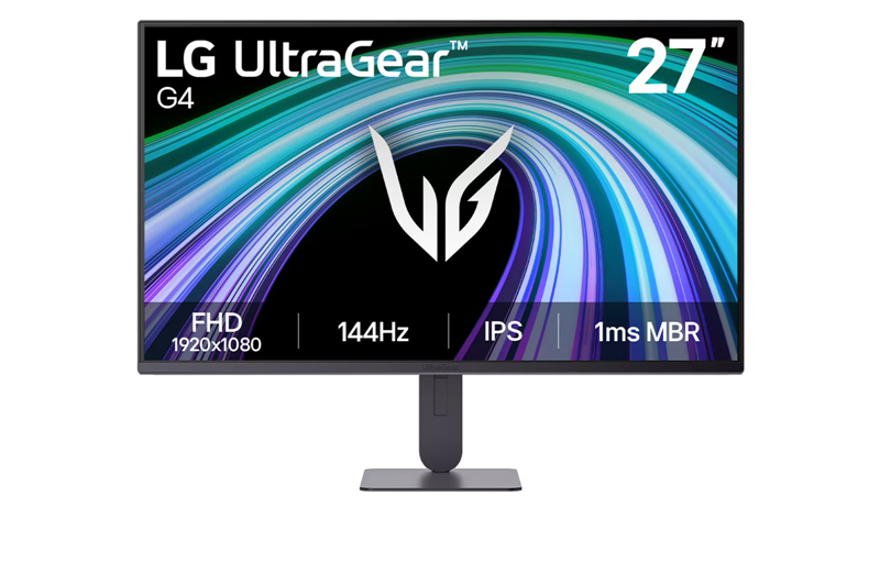 27 " LG 27G414B-B, IPS, 1920x1080, 5ms , 250cd, 144Hz, HDMI+DP+SPK 2W, HAS,  black, Ex