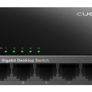 Cudy GS105, 5-Port Gigabit Metal Switch, Коммутатор с 5 гигабитными портами