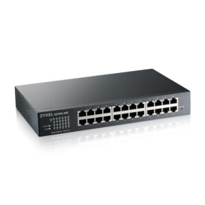 Smart L2 Zyxel NebulaFlex GS1915-24E, rack 19", 24xGE, бесшумный (без вентилятора)
