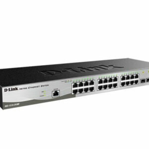 D-Link Управляемый L2 коммутатор, 24x1000Base-T, 4x1000Base-X SFP, защита от статического электричества до 6 кВ, CLI, консольный порт RJ-45