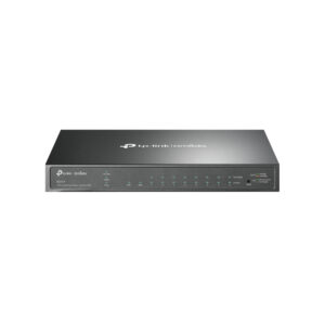 TP-Link SG2210P, Omada™ 8-Port Gigabit Smart PoE+ Switch with 2 SFP Slots, 61 W PoE