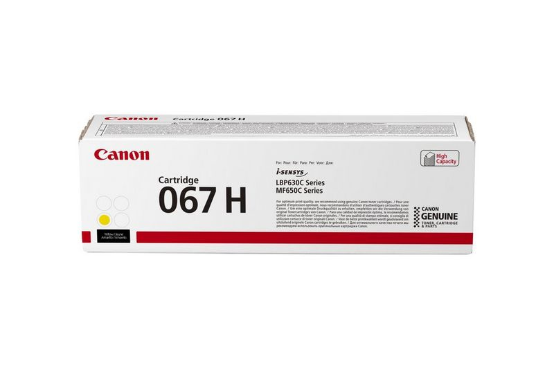 Canon 067H Y Yellow for Canon LBP631/633/MF651/655/657 (2350pgs.)