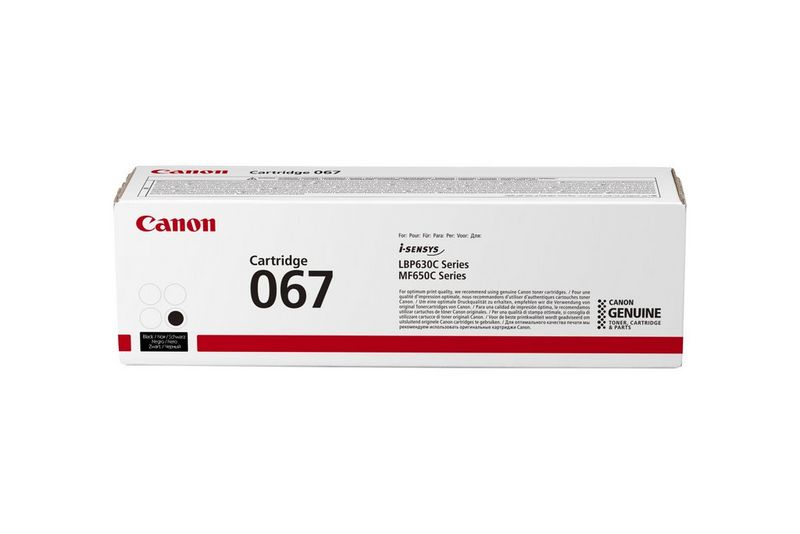Canon 067 BK Black for Canon LBP631/633/MF651/655/657 (1350pgs.) (5102C002 / 5102C003)
