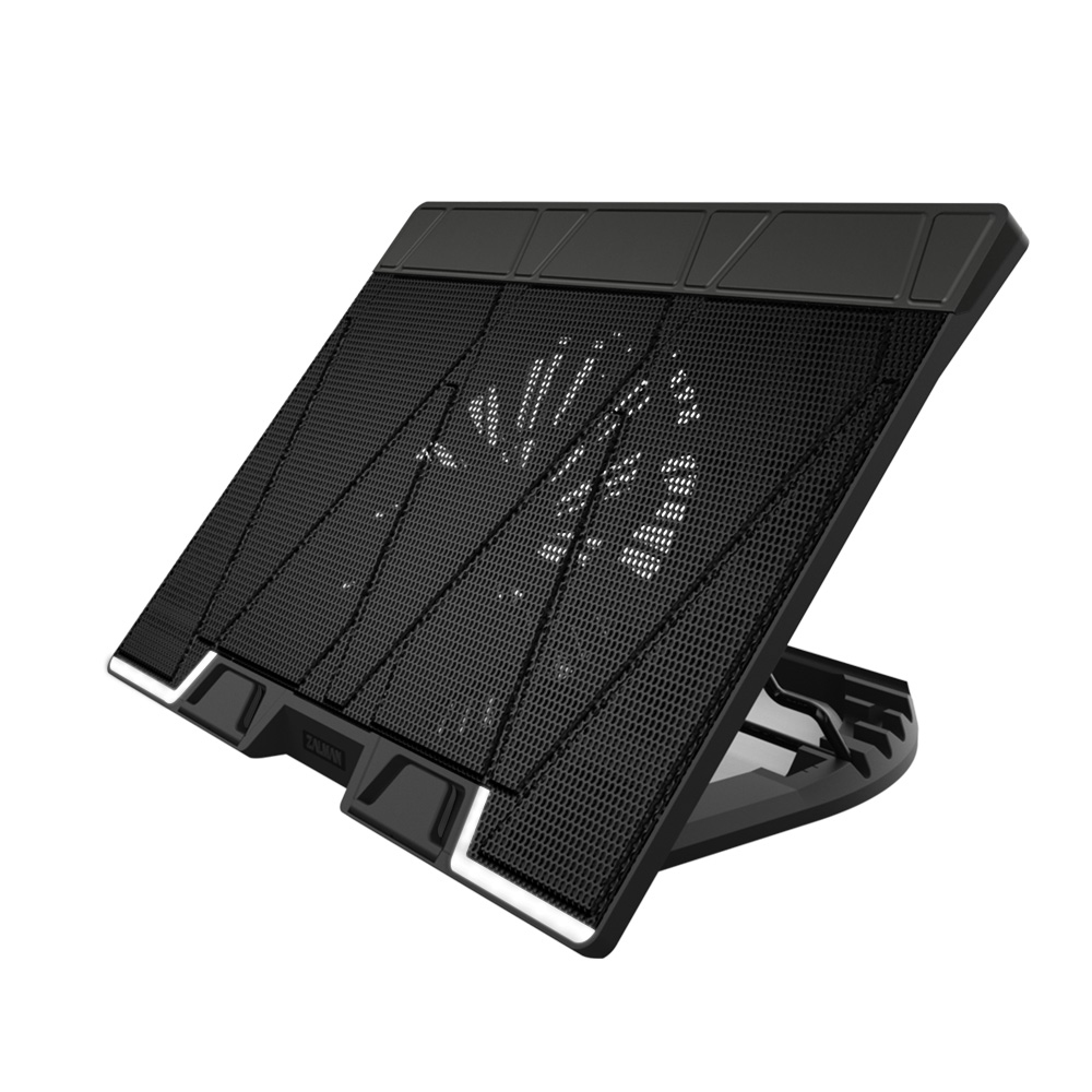 Zalman ZM-NS3000 Notebook Cooling Stand, Up to 17” Laptop, 200mm fan, 6 level angle adjustment