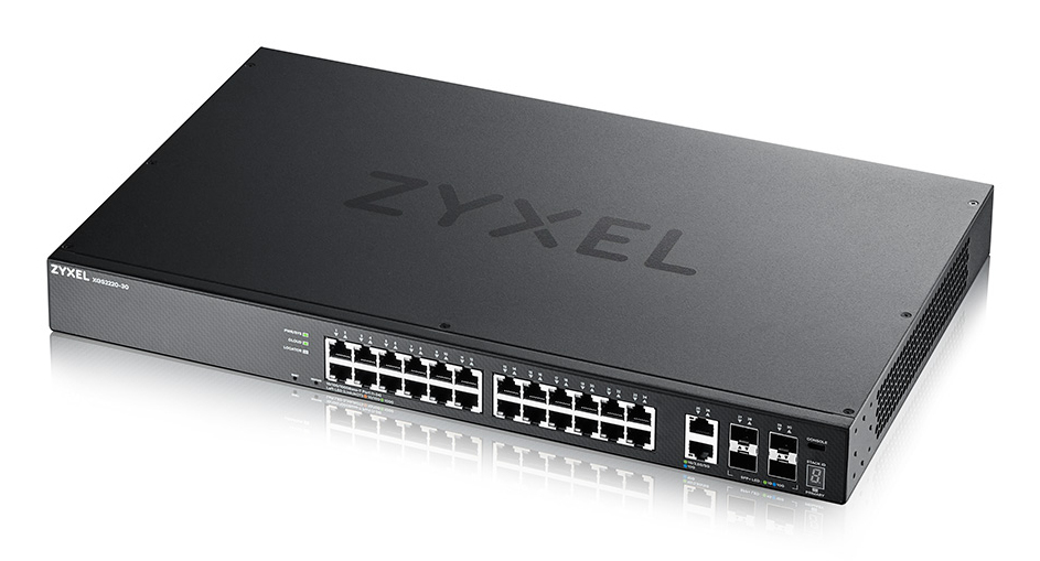 L3 Access Zyxel NebulaFlex Pro XGS2220-30, rack 19", 24xRJ-45: 1G, 2xRJ-45: 1/2.5/5/10G, 4xSFP+