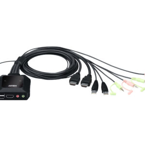 ATEN 2-Port USB 4K HDMI Cable KVM Switch