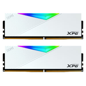 ADATA LANCER RGB DDR5 DIMM 32GB 6400MHz 2*16GB 32-39-39 1.4V WHITE DUAL COLOR BOX
