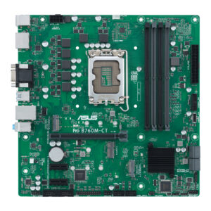 ASUS PRO B760M-CT-CSM, LGA1700, B760, 4*DDR5, 4*SATA, 2*M.2, 2*USB 3.2, 2*USB 2.0, 1*PCIx16, 2*PCIx1, DP+HDMI+VGA, mATX; 90MB1DY0-M1EAYC