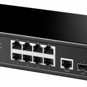 Cudy GS2008S2, 8-Port Layer 2 Managed Gigabit Switch with 2 Gigabit SFP Slots, Управляемый коммутатор 2-го уровня с 8 гигабитными портами