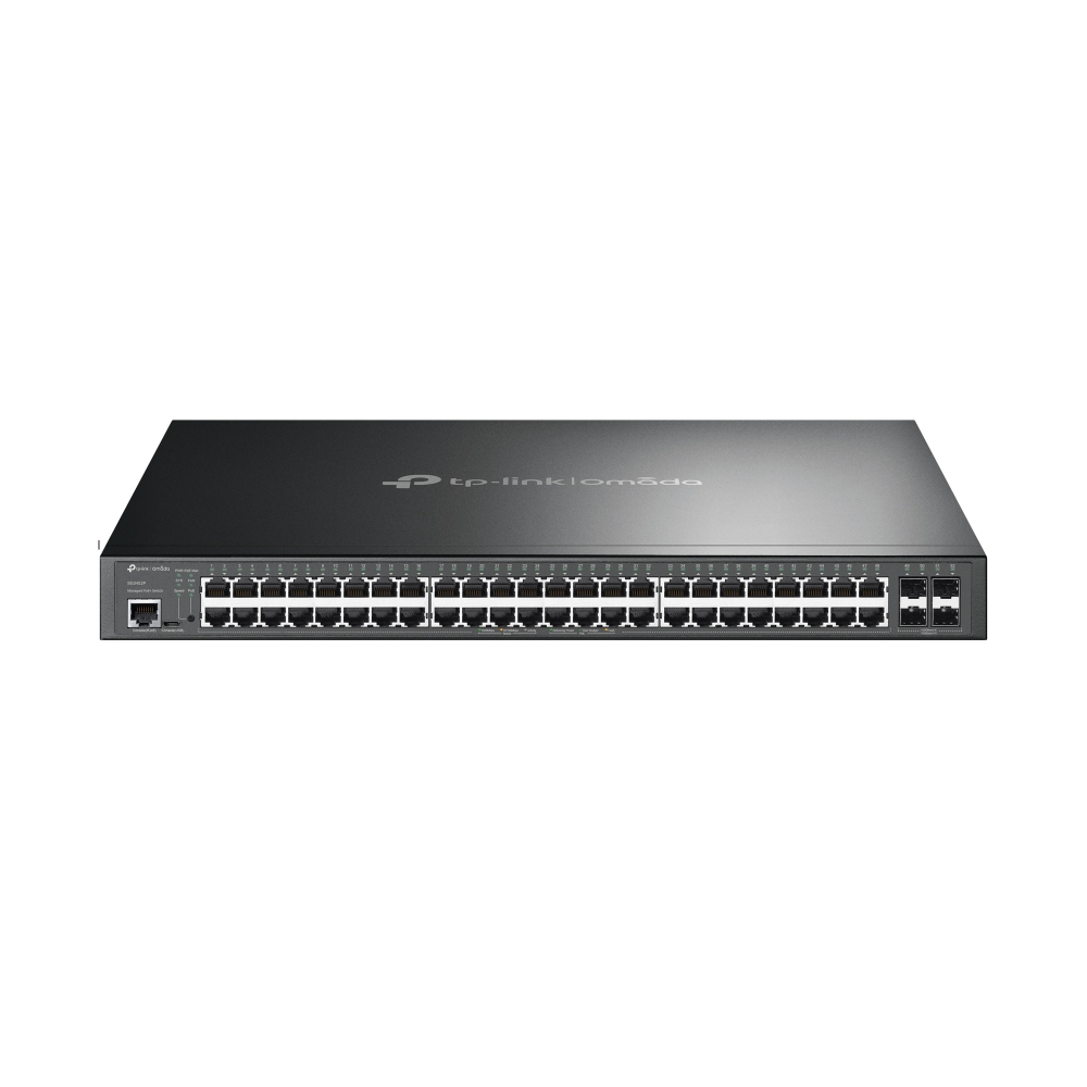 TP-Link SG3452P, Omada™ 52-Port Gigabit L2+ Managed Switch with 48-Port PoE+