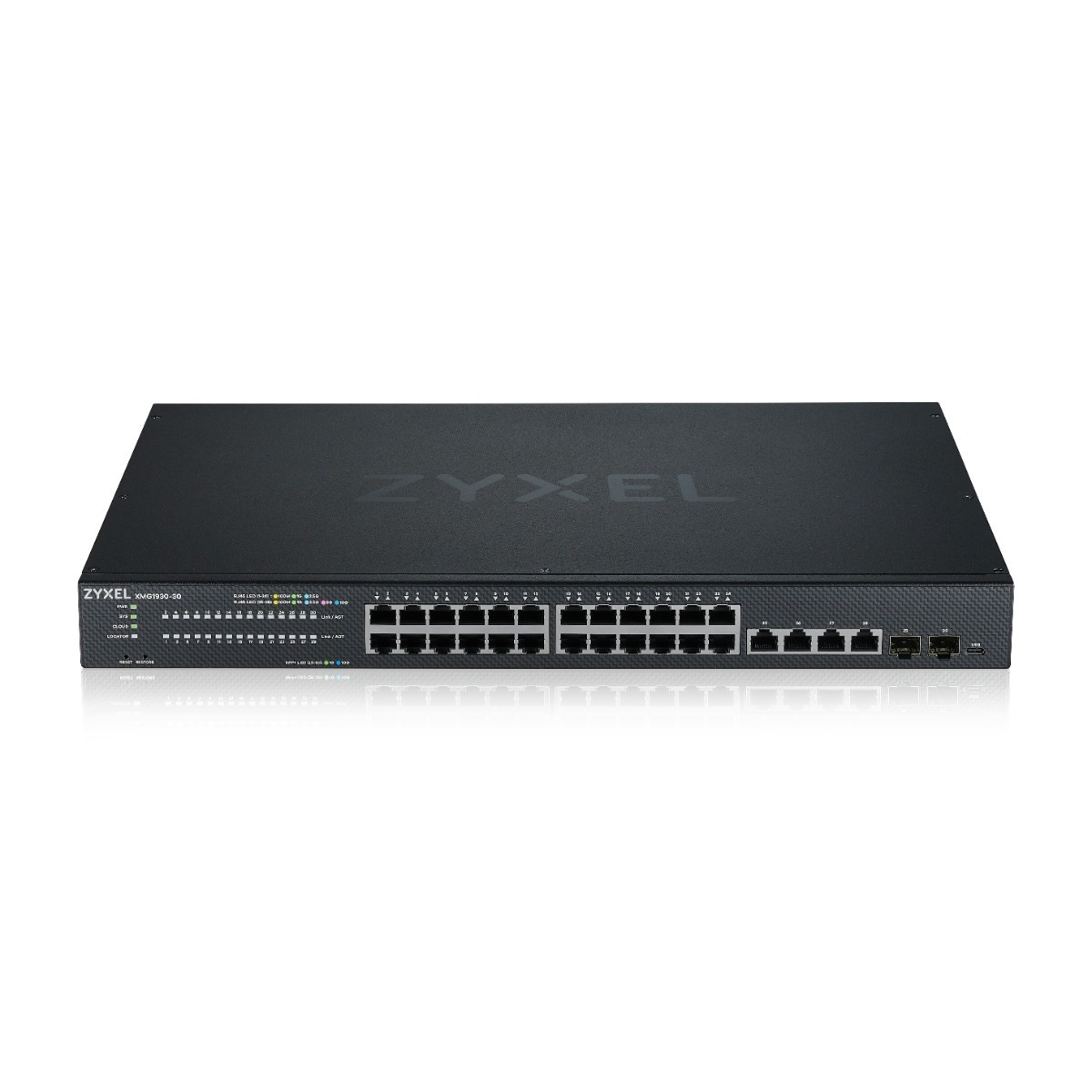 Smart L3 Lite Zyxel NebulaFlex XMG1930-30, rack 19", 24xRJ-45: 1/2.5G, 4xRJ-45: 1/2.5/5/10G, 2xSFP+