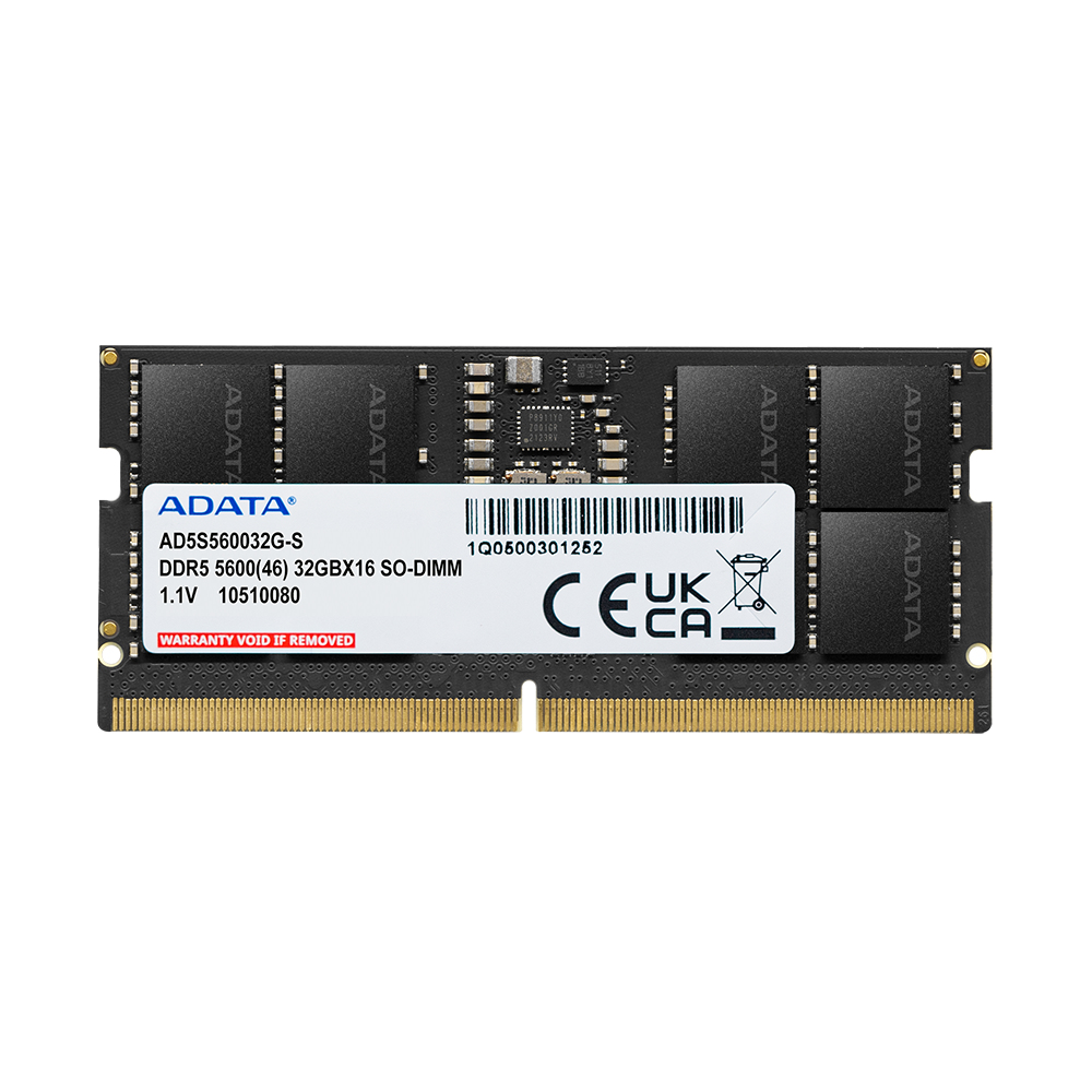 ADATA DDR5 SO-DIMM 16GB 5600MHz 1*16GB 46-45-45 SINGLE TRAY