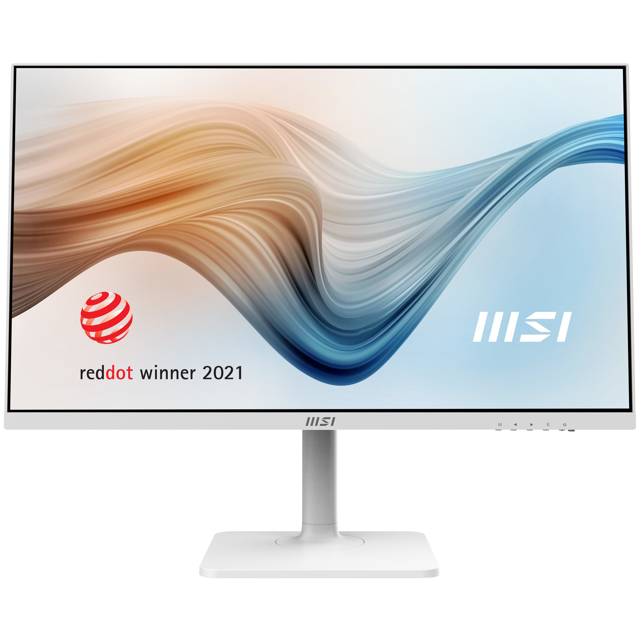 MSI Modern MD272QXPW 27" 16:9 WQHD(2560x1440) IPS Flat,1ms(MPRT),HDR 400,1000:1,100M:1,400nit,HDMI,DP,2xUSB Type-A,USB Type-B,USB Type-C,Speaker,Tilt,Swivel,Height,Pivot,100Hz,White(white cable),1y