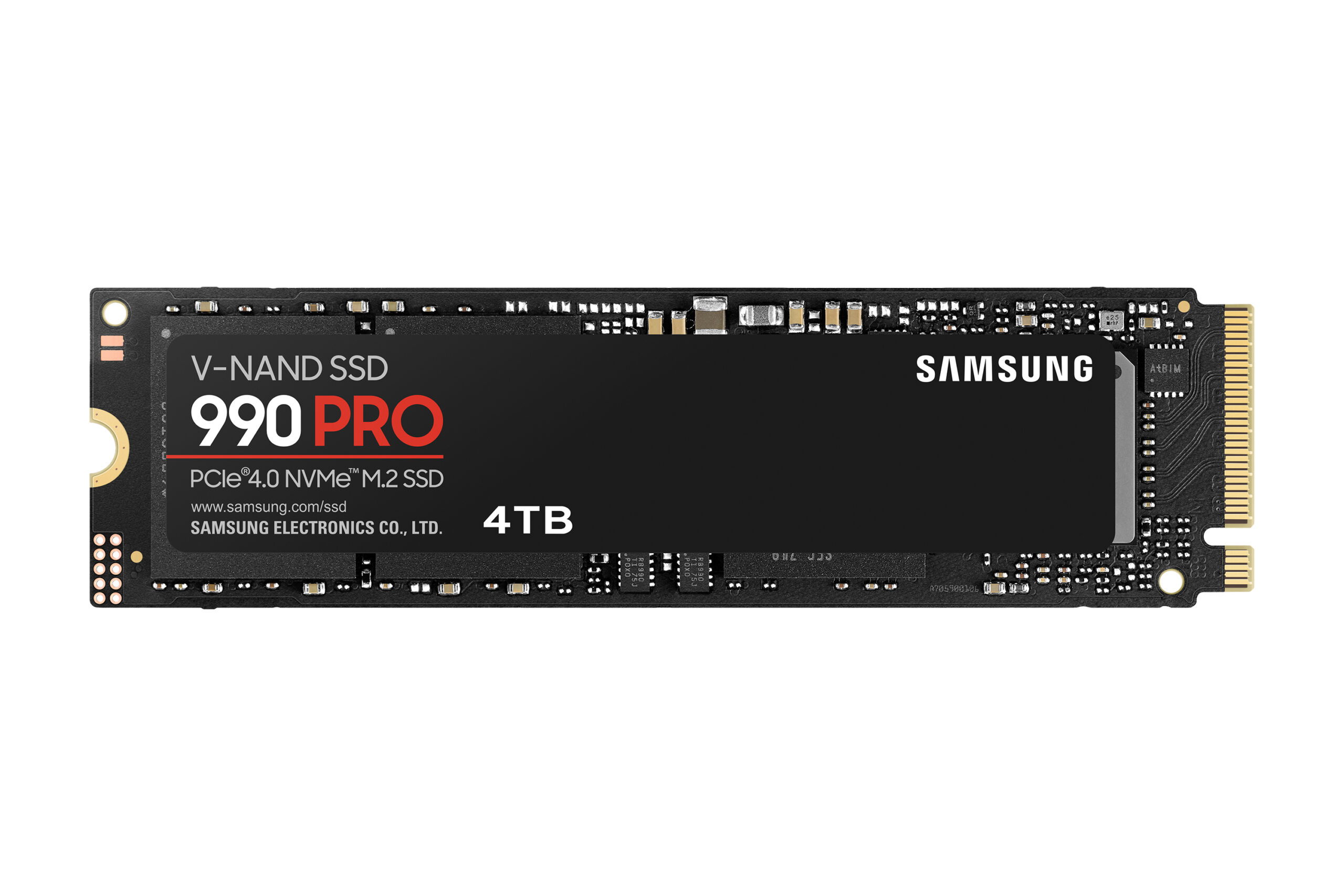 SSD M.2 (PCI-E NVMe 2.0 Gen 4.0 x4) 4Tb Samsung 990 PRO (R7450/W6900MB/s) 1year