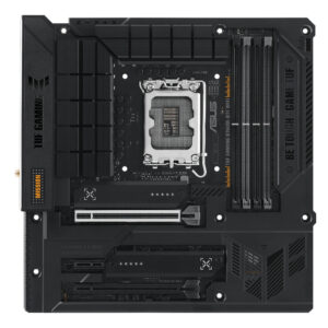 ASUS TUF GAMING B760M-BTF WIFI, LGA1700, B760, 4*DDR5, 4*SATA, 3*M.2, 5*USB 3.2, 4*USB 2.0, Type-C, 2*PCIx16, 1*PCIx1, DP+HDMI, mATX; 90MB1G50-M0EAY0