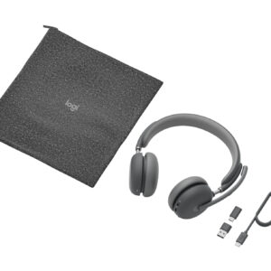 Logitech Wireless Headset Zone 2 UC, Graphite, [981-001311]