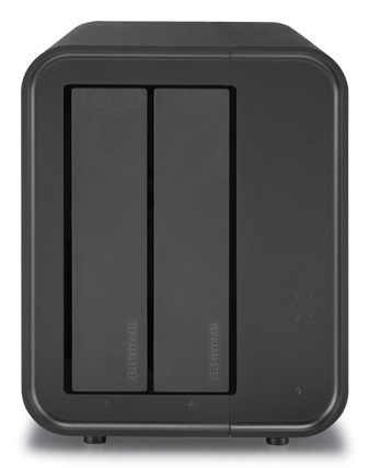 TerraMaster D2-320 DAS tower/JBOD,RAID0,1/up to 2 SATA(3,5' or 2,5')/1xUSB3.1 Type-C gen2/1xPS/1YW