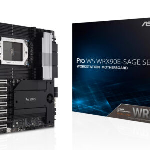 ASUS PRO WS WRX90E-SAGE SE, AMD WRX90, 8*DDR5, 4*SATA, 4*M.2, 2 x SlimSAS, 6*USB 3.2, 1*USB 2.0, 2*Type-C,7*PCIx16, VGA, CEB; 90MB1FW0-M0EAY0