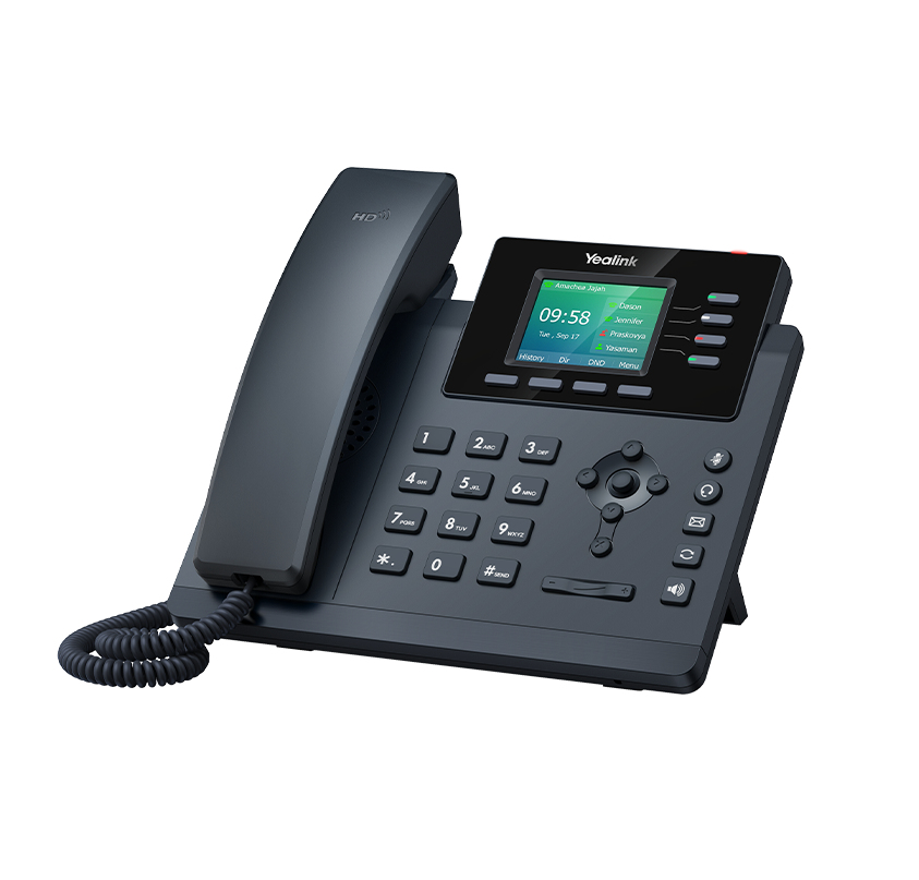 YEALINK SIP-T34W, 4 аккаунта, Wi-Fi, USB, 2.4" цветной LCD-экран 2.4" 320х240, PoE, GigE, БП в компл.шт