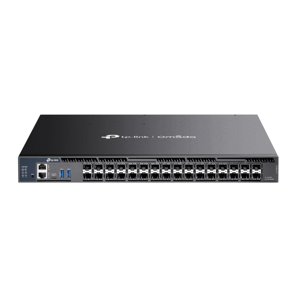 TP-Link SX6632YF, Omada 26-Port 10G Stackable L3 Managed Aggregation Switch with 6 25G Slots