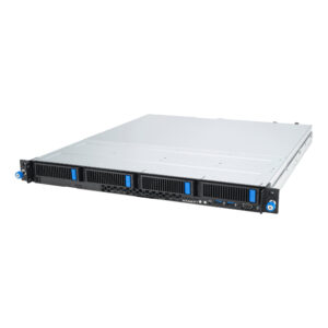 ASUS RS300-E12-RS4 1U, 1x Socket LGA1700  E-2400, 4 x DDR5 UDIMM ECC, 4 x 3.5'' (SATA/SAS/NVMe) HotSwap, Intel; RAID 0, 1, 5, 10, 1xPCI-Ex16, 1xPCI-Ex8, 1xPCI-Ex4, ASMB11-iKVM, 2x 450W 80 PLUS Gold
