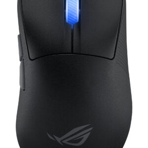 ASUS ROG KERIS II WIRELESS ACE, 54g, 2.4GHz RF, Bluetooth, 42K DPI Sensor, 5 Programmable Buttons, Black