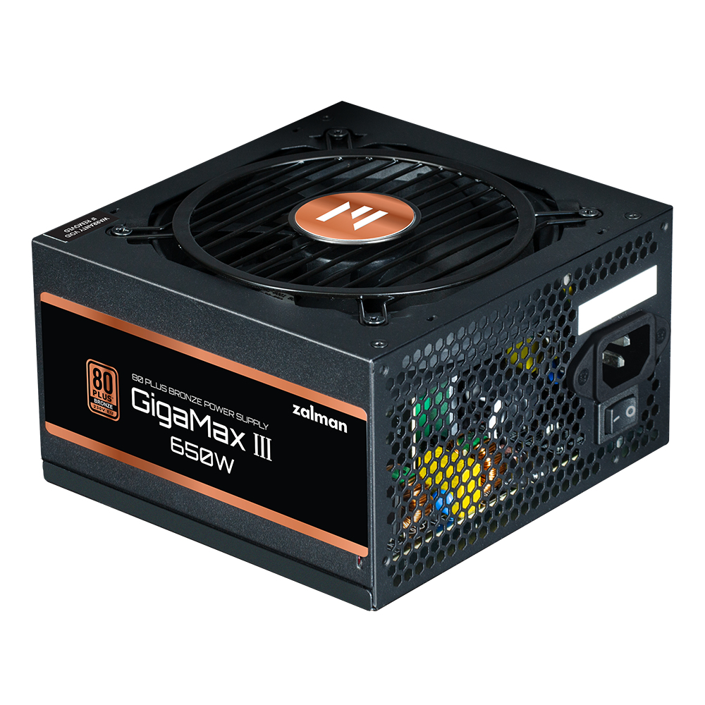 Zalman ZM650-GV3, 650W, ATX12V v3.0, Gen 5.0, APFC, 12cm Fan, 80+ Bronze, Retail