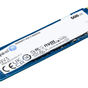 Kingston SSD 500GB NV3 M.2 2280 NVMe Gen4x4 R5000/W3000MB/s MTBF 2M 160TBW Retail 1 Year Warrаnty