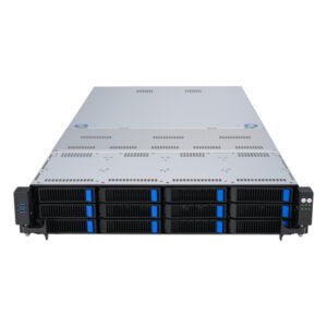 ASUS RS720-E11-RS12U 2U, 2x LGA4677, 32x DDR5(4800), 12x 3,5 (8xNVMe/SAS/SATA+4 NVMe/SATA), 2xM.2 slot 2280, 6x PCIe G5 x8 or 3 x PCIe G5 x16, up to 4 dual-slot GPUs, 1x OCP 3.0, 2x10Gbe RJ45, 2x2600W