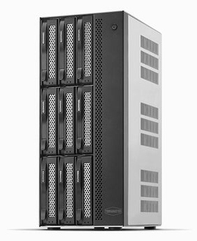 TerraMaster T9-500 Pro tower NAS 10C 1,7(4,7)Ghz/16Gb(64)/RAID0,1,10,5,6,JBOD,TRAID/up to 9 HS SATA(3,5' or 2,5')/2xM.2 2280 NVMe/2xUSB3.1 1xUSB Type-C/2x10GbE RJ-45/1xPS/1YW